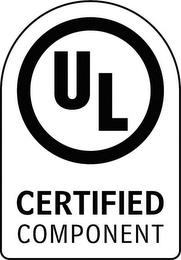 UL CERTIFIED COMPONENT trademark