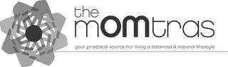 THE MOMTRAS YOUR PRACTICAL SOURCE FOR LIVING A BALANCED & NATURAL LIFESTYLE trademark