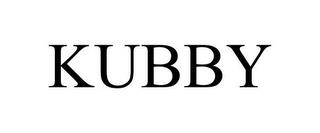 KUBBY trademark