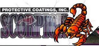 PROTECTIVE COATINGS, INC. SCORPION trademark