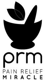 PRM PAIN RELIEF MIRACLE trademark