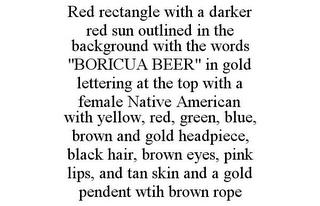 BORICUA BEER ENERGIZING YOUR SOCIAL RELATIONSHIPS trademark