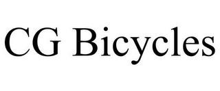 CG BICYCLES trademark