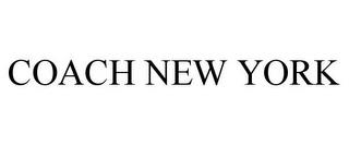 COACH NEW YORK trademark