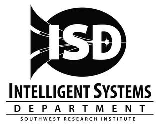 ISD INTELLIGENT SYSTEMS DEPARTMENT SOUTHWEST RESEARCH INSTITUTE trademark