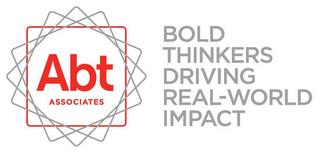 ABT ASSOCIATES BOLD THINKERS DRIVING REAL-WORLD IMPACTL-WORLD IMPACT trademark