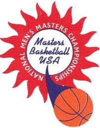 NATIONAL MEN'S MASTERS CHAMPIONSHIP MASTERS BASKETBALL USA trademark