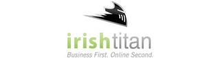 IRISH TITAN BUSINESS FIRST. ONLINE SECOND. trademark