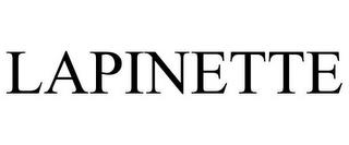 LAPINETTE trademark