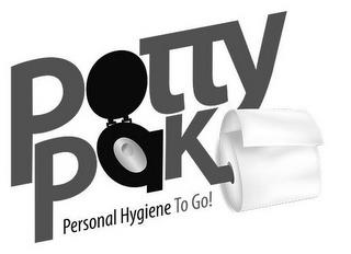 POTTY PAK PERSONAL HYGIENE TO GO! trademark