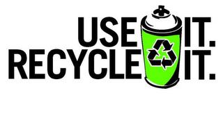 USE IT. RECYCLE IT. trademark