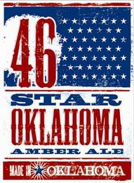 46 STAR OKLAHOMA AMBER ALE MADE IN OKLAHOMA trademark