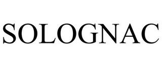 SOLOGNAC trademark