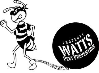 PROPERTY WATTS PEST PREVENTION trademark