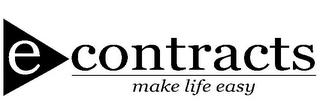 E CONTRACTS MAKE LIFE EASY trademark