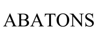 ABATONS trademark