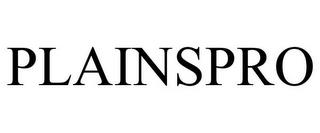 PLAINSPRO trademark