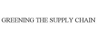 GREENING THE SUPPLY CHAIN trademark