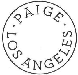 · PAIGE · LOS ANGELES trademark