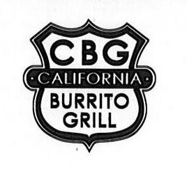 CBG CALIFORNIA BURRITO GRILL trademark