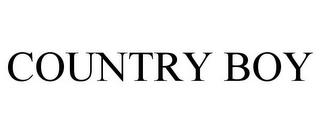 COUNTRY BOY trademark