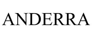 ANDERRA trademark