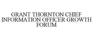 GRANT THORNTON CHIEF INFORMATION OFFICER GROWTH FORUM trademark