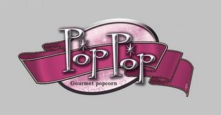 POP POP GOURMET POPCORN PP trademark