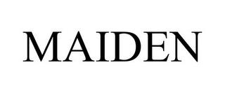 MAIDEN trademark