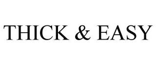 THICK & EASY trademark