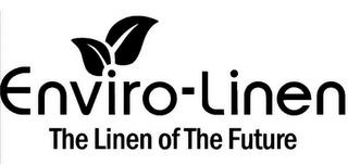 ENVIRO-LINEN THE LINEN OF THE FUTURE trademark