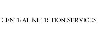 CENTRAL NUTRITION SERVICES trademark