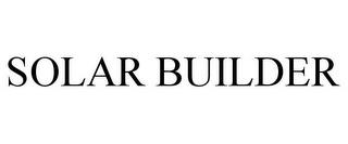 SOLAR BUILDER trademark