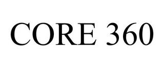 CORE 360 trademark