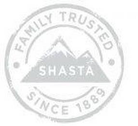 SHASTA FAMILY TRUSTED SINCE 1889 trademark