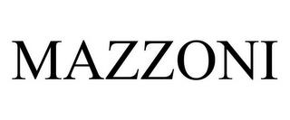 MAZZONI trademark