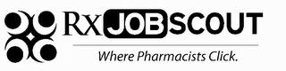 RX JOB SCOUT WHERE PHARMACISTS CLICK. trademark