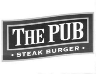 THE PUB STEAK BURGER trademark