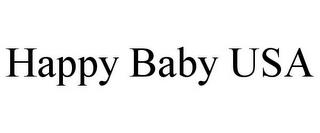 HAPPY BABY USA trademark