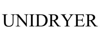 UNIDRYER trademark