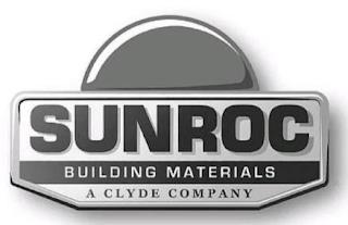 SUNROC BUILDING MATERIALS A CLYDE COMPANY trademark