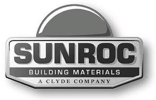 SUNROC BUILDING MATERIALS A CLYDE COMPANY trademark