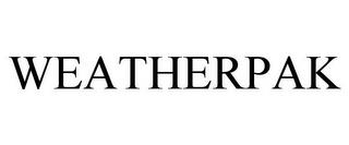 WEATHERPAK trademark