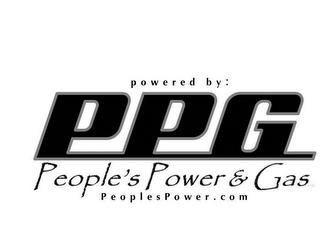 POWERED BY: PPG PEOPLE'S POWER & GAS PEOPLESPOWER.COM trademark