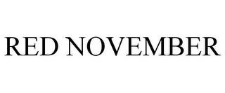 RED NOVEMBER trademark