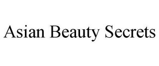 ASIAN BEAUTY SECRETS trademark