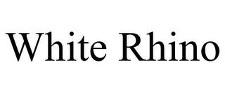 WHITE RHINO trademark