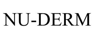 NU-DERM trademark