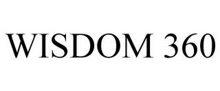 WISDOM 360 trademark