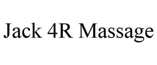 JACK 4R MASSAGE trademark